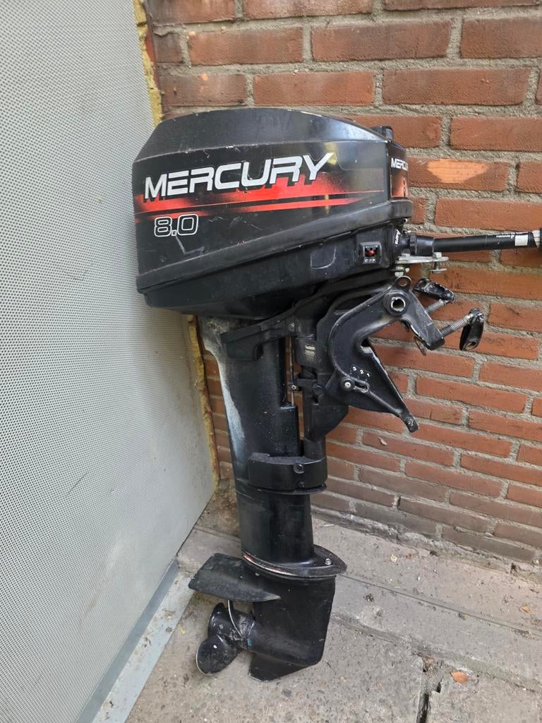Mercury 8pk 2takt, Watersport en Boten, Buiten- en Binnenboordmotoren, Ophalen, Gebruikt, 5 tot 10 pk, Buitenboordmotor