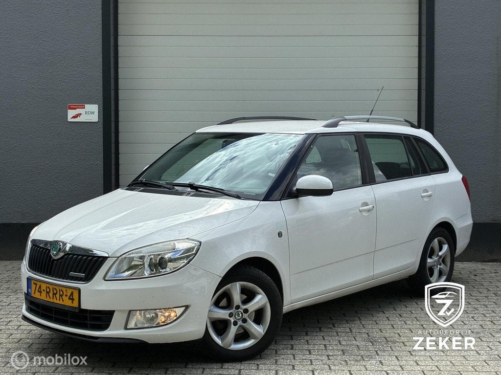 Skoda Fabia Combi 1.2 TDI Greenline Airco/Cruise/Nieuwe apk, Auto's, Skoda, Euro 5, 450 kg, 1199 cc, Wit
