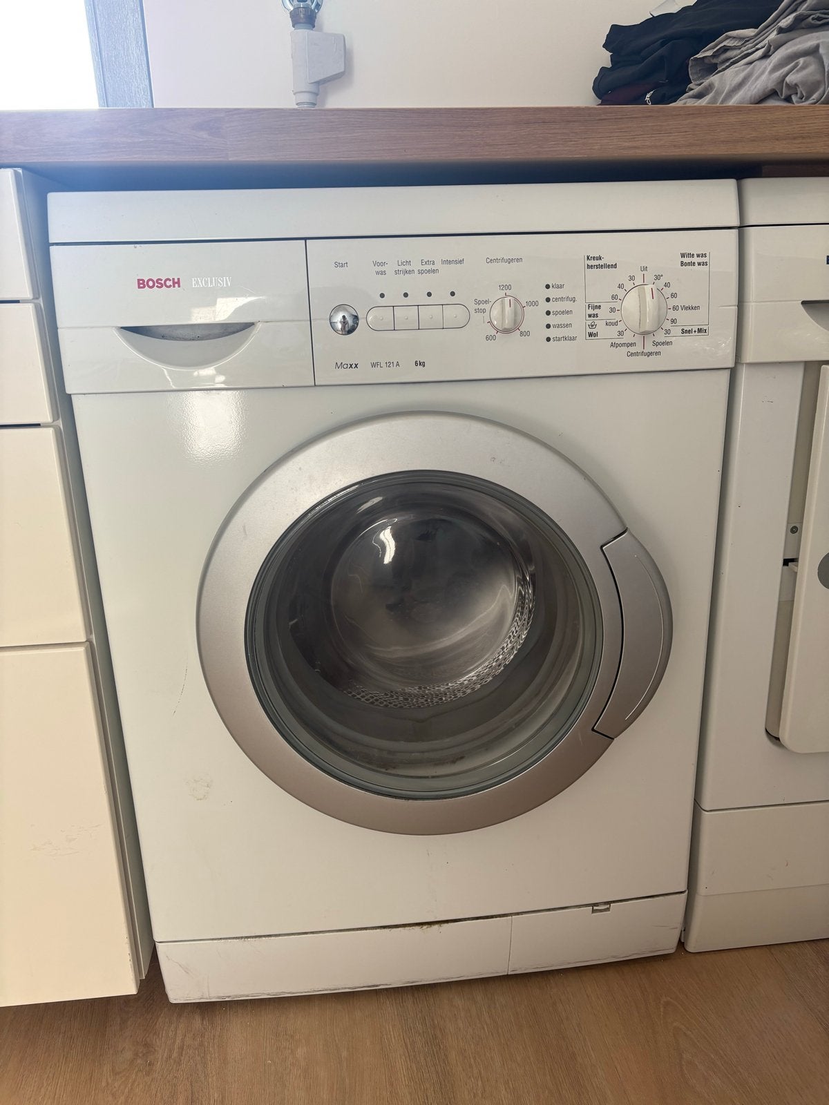 Bosch Exclusiv Maxx wasmachine 6kg, Ophalen, Gebruikt, Voorlader, Kort programma