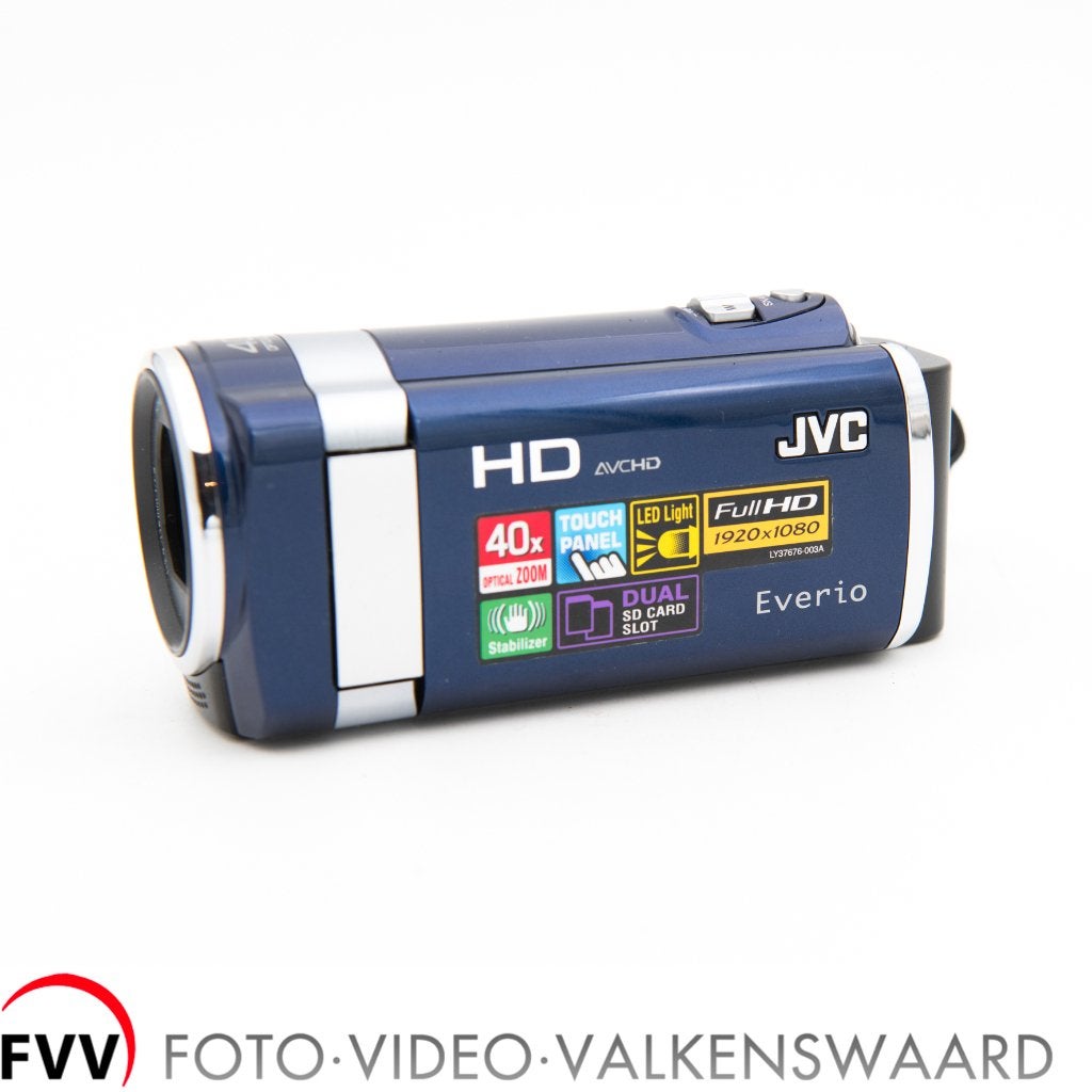 JVC GZ-HM 445 AE blue, JVC, 20x of meer, Ophalen of Verzenden, Zo goed als nieuw