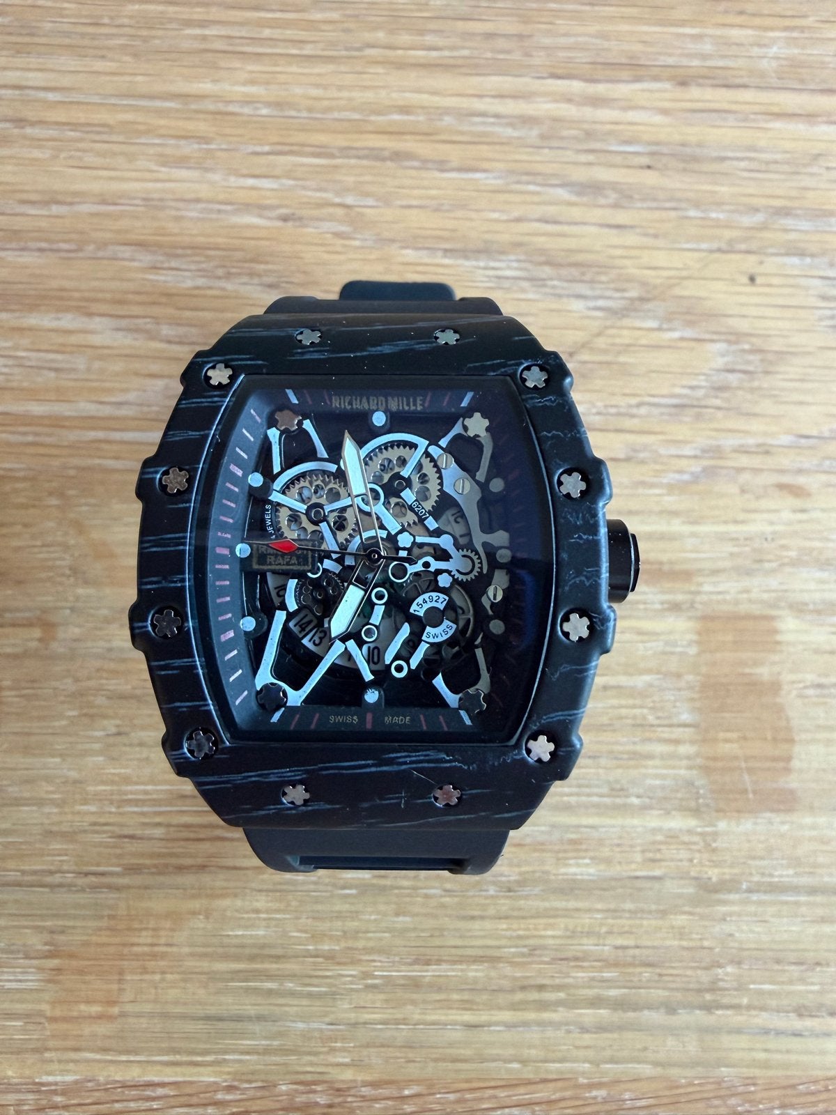 Richard Mille RM35-01 replica horloge nieuw, Sieraden, Tassen en Uiterlijk, Horloges | Heren, Kunststof, Gebruikt, Polshorloge