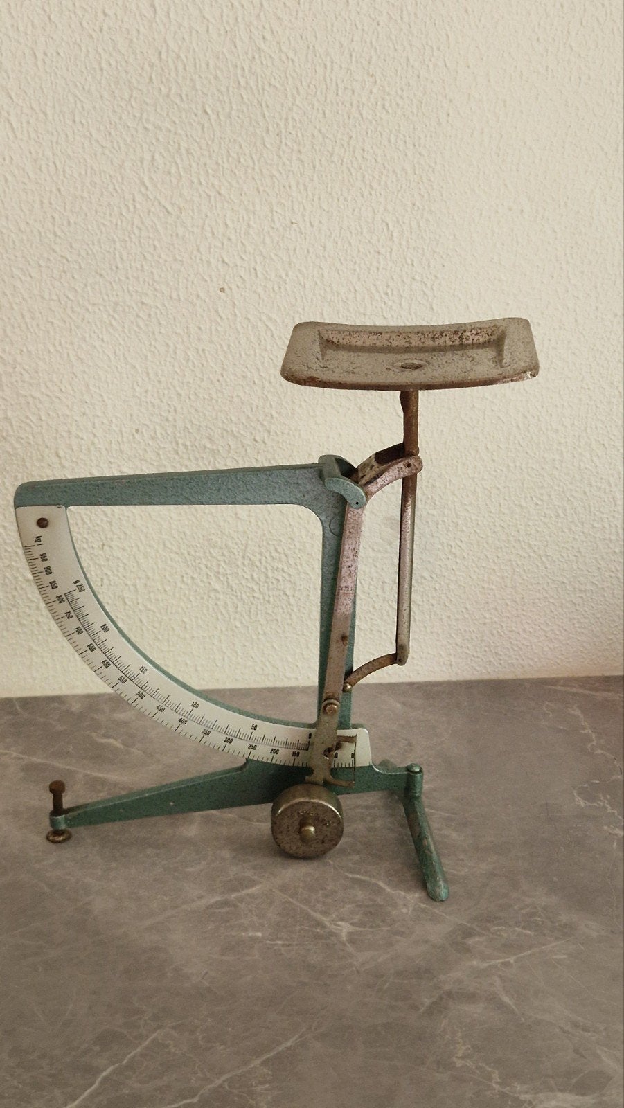 Vintage Winkelweegschaal - Gebruikt, Analoog, Witgoed en Apparatuur, Weegschalen, Winkelweegschaal, Analoog, Ophalen of Verzenden