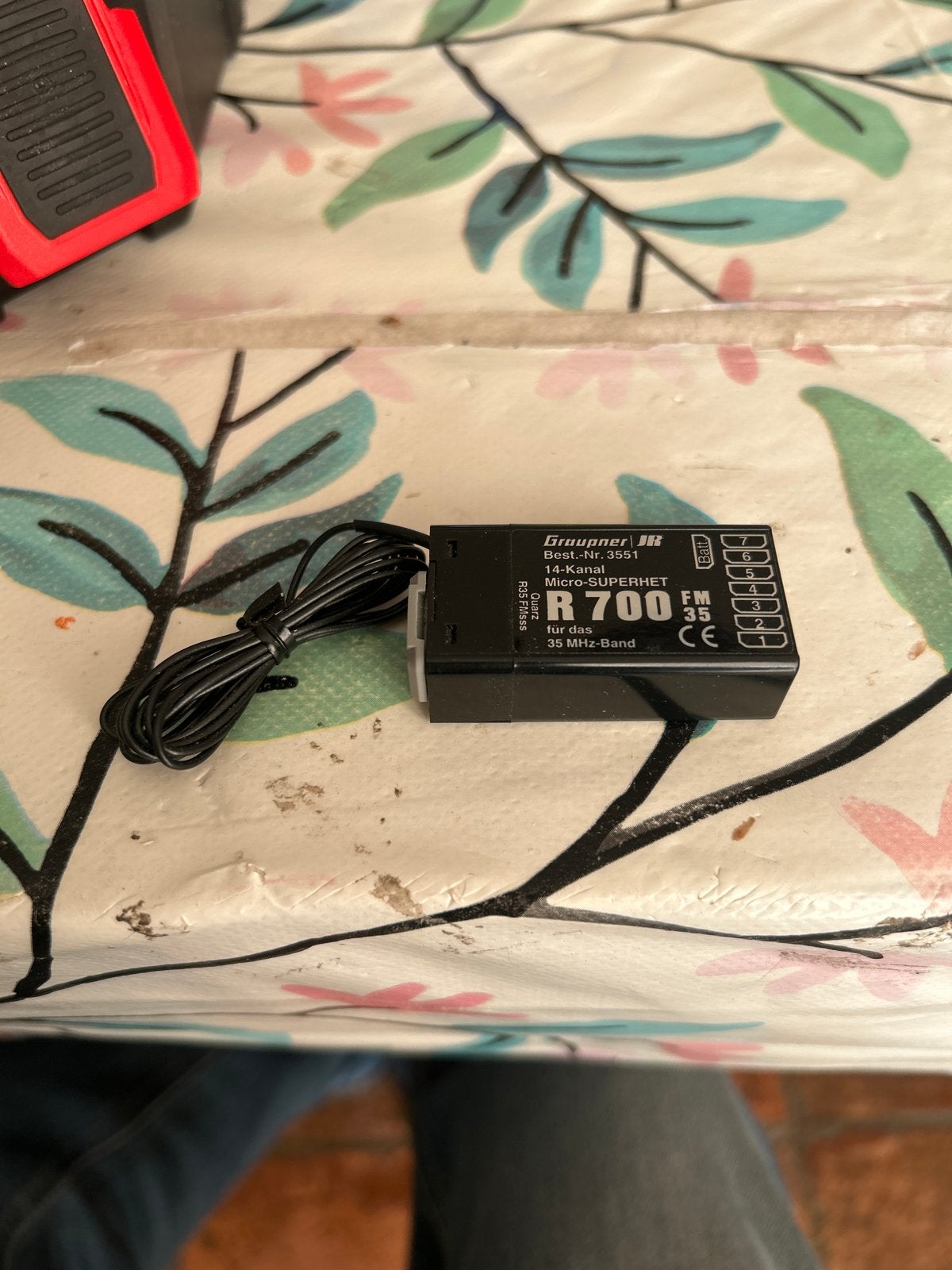 Graupner JR R700 FM 35 MHz-Band Micro-SUPERHET ontvanger, Ophalen of Verzenden, Gebruikt