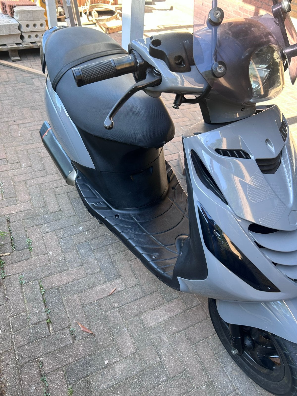 Piaggio Zip Scooter - Grijs, Ophalen, Gebruikt, Benzine, Piaggio