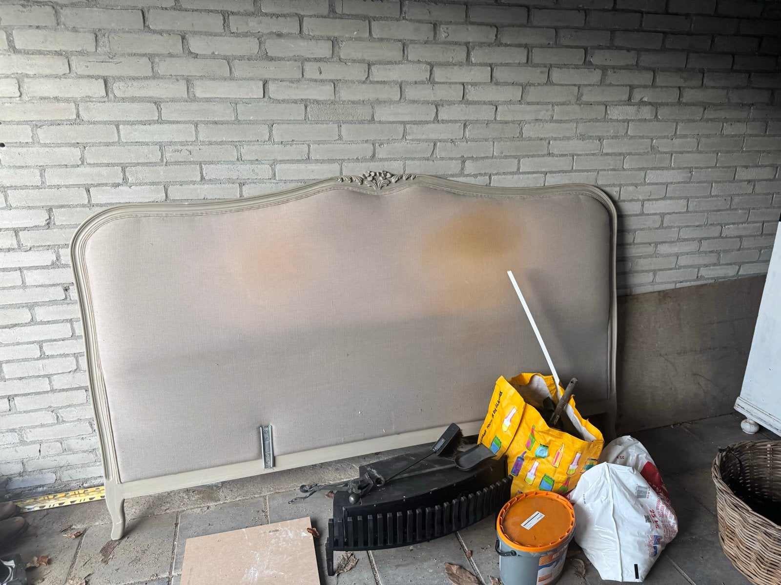 Hoofdbord voor tweepersoonsbed - Klassiek design, Huis en Inrichting, Ophalen, Gebruikt, Tweepersoons, 180 cm
