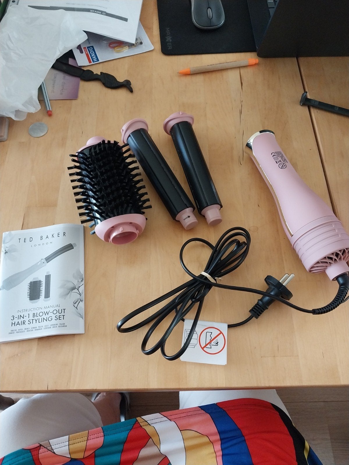 Ted Baker 3-in-1 Föhnborstel Styling Set 1200W, Ophalen, Nieuw, Haarverzorging