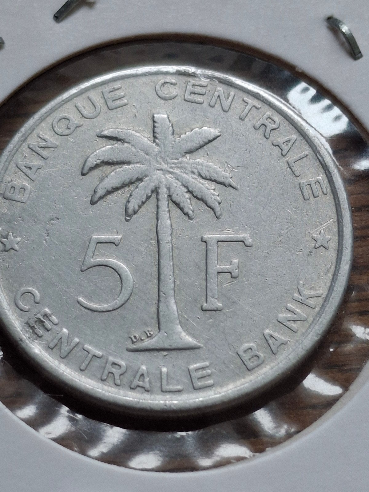 5 Frank munt Belgisch Congo Ruanda-Urundi 1958, Ophalen of Verzenden, Metaal, Losse munt