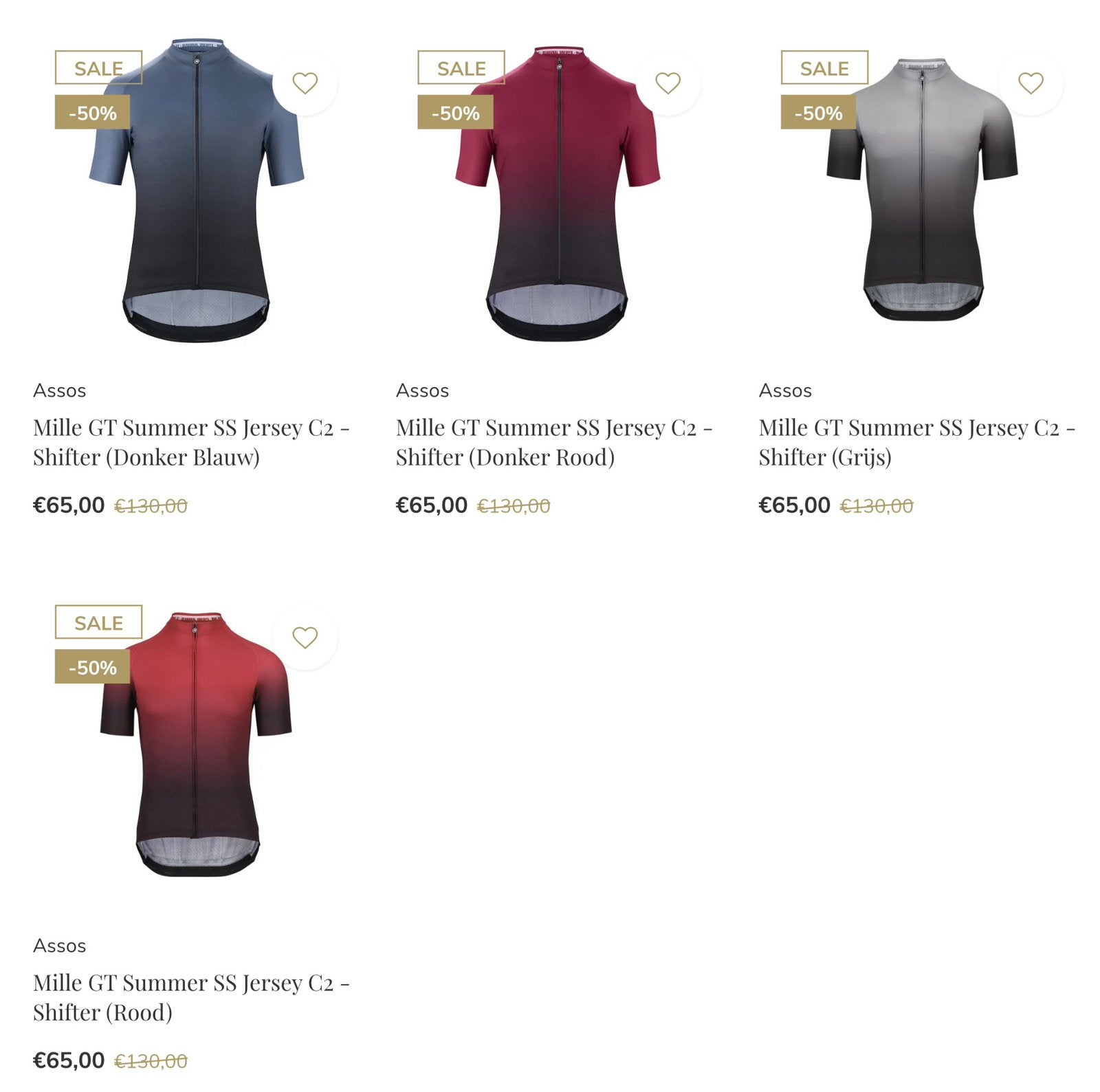 Assos Mille GT Summer SS Jersey C2 Shifter - Maat XS, XS, Heren, Nieuw, Ophalen of Verzenden