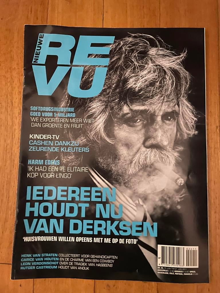 Johan Derksen (nieuwe revu) 2011, Verzamelen, Tijdschriften, Kranten en Knipsels, Verzenden, 1980 tot heden, Tijdschrift