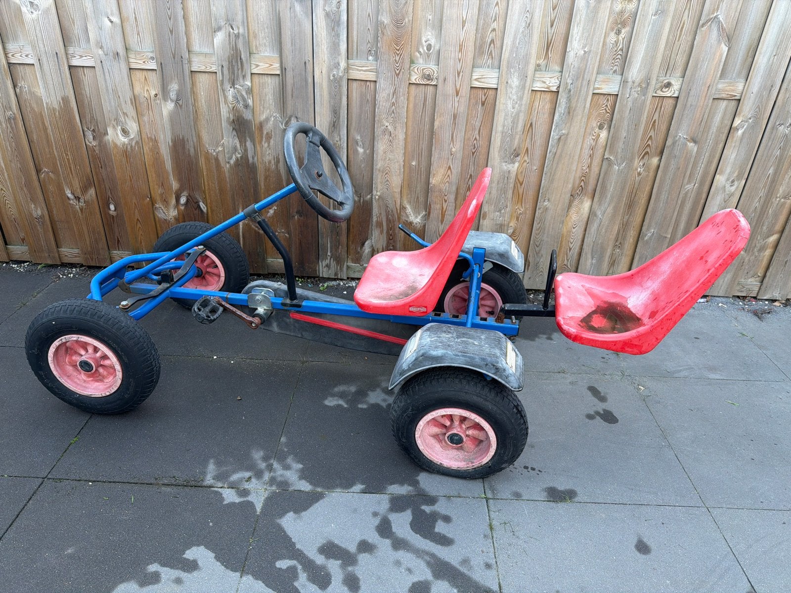 Skelter met duozit - blauw/rood GRATIS!!, Kinderen en Baby's, Ophalen of Verzenden, Gebruikt, Overige merken, Duozit