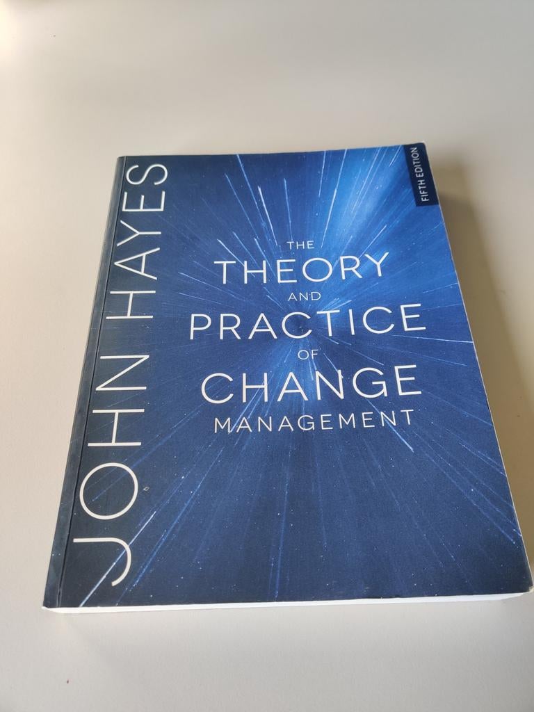 The theory and practice of change management | John Hayes, Ophalen of Verzenden, John Hayes, Management, Zo goed als nieuw