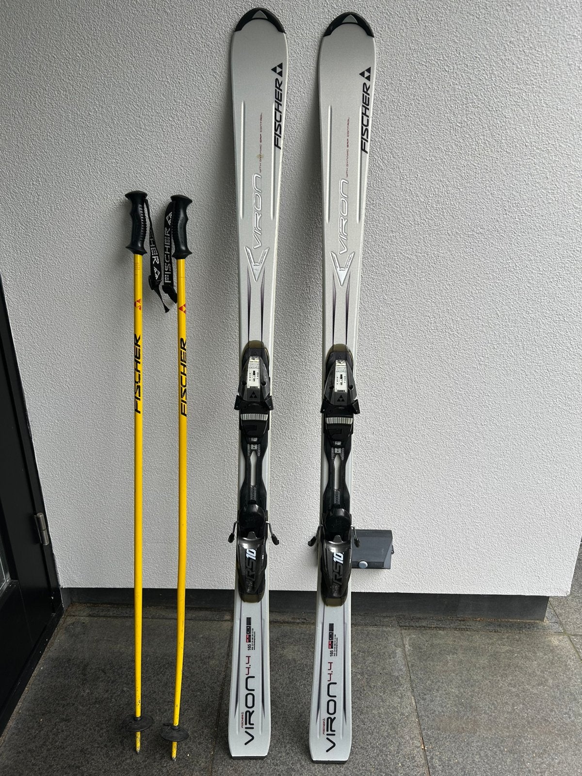 Ski’s Fischer 165 cm stokken en opbergtas, Ophalen, 160 tot 180 cm, Fischer, Zo goed als nieuw