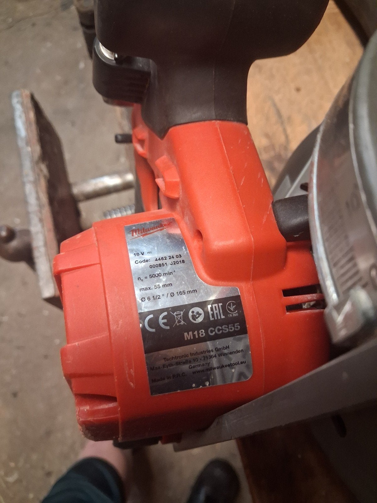 Milwaukee M18 Cirkelzaag met 3 zaagbladen (2 nieuw), Ophalen of Verzenden