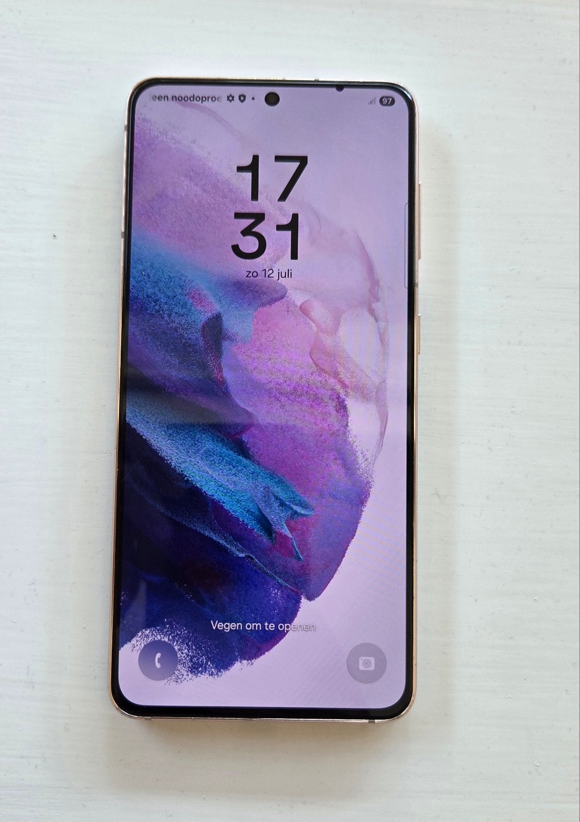 Samsung S21 5G zo goed als nieuw, Telecommunicatie, Mobiele telefoons | Samsung, Paars, Ophalen of Verzenden, Zo goed als nieuw