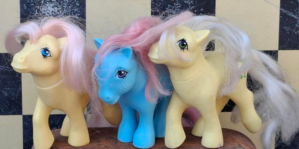 My little pony. G1. 1982 & 1984. 3 stuks., Ophalen, Zo goed als nieuw