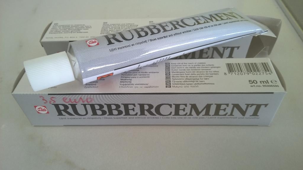 Talens : rubber cement lijm - voor foto of papier, Ophalen of Verzenden, Nieuw, Overige materialen, Gereedschap of Toebehoren