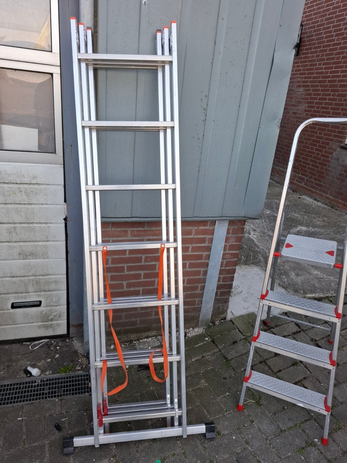 Bijstede Ladder 3x7 - Opvouwbaar en Inschuifbaar, Postbus 30160, 8003 CD Zwolle, The Netherlands, Ophalen of Verzenden, Ladder