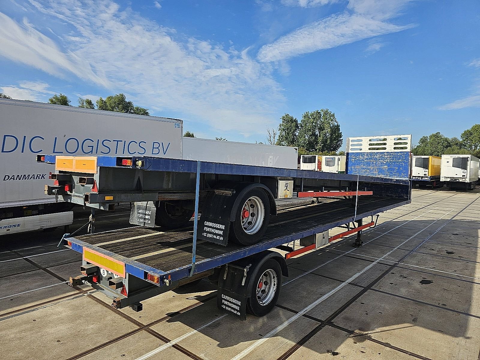 VARMO 1 AXLE PLATFORM forklift connection, Overige kleuren, Bedrijf, Aanhangers en Opleggers, Te koop