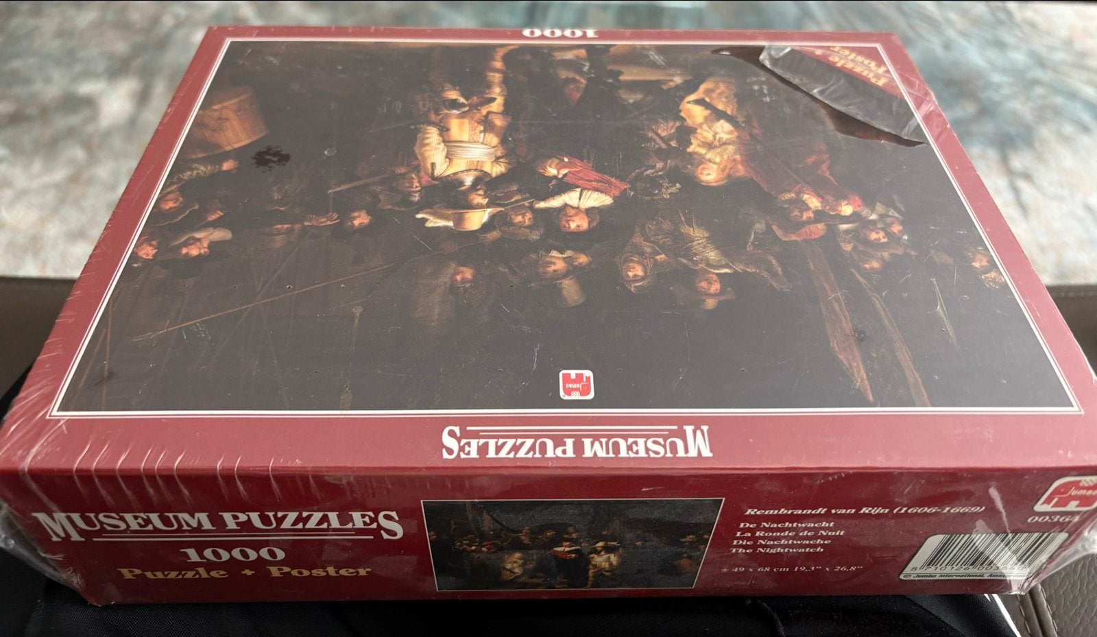 Museum Puzzles De Nachtwacht 1000 stukjes + poster, Een of twee spelers, Ophalen of Verzenden, Nieuw