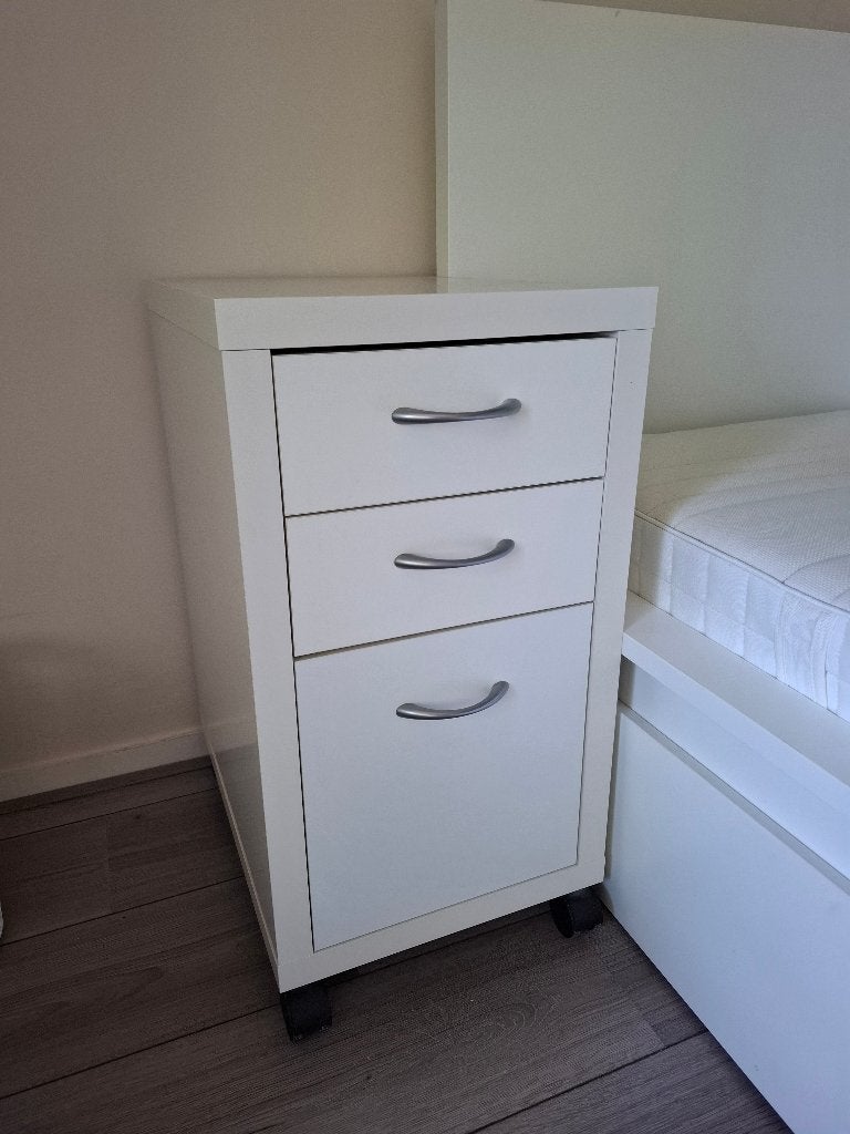 Ladekast op wieltjes, Huis en Inrichting, Kasten | Ladekasten, Ophalen, Minder dan 50 cm, Zo goed als nieuw, 3 of 4 laden