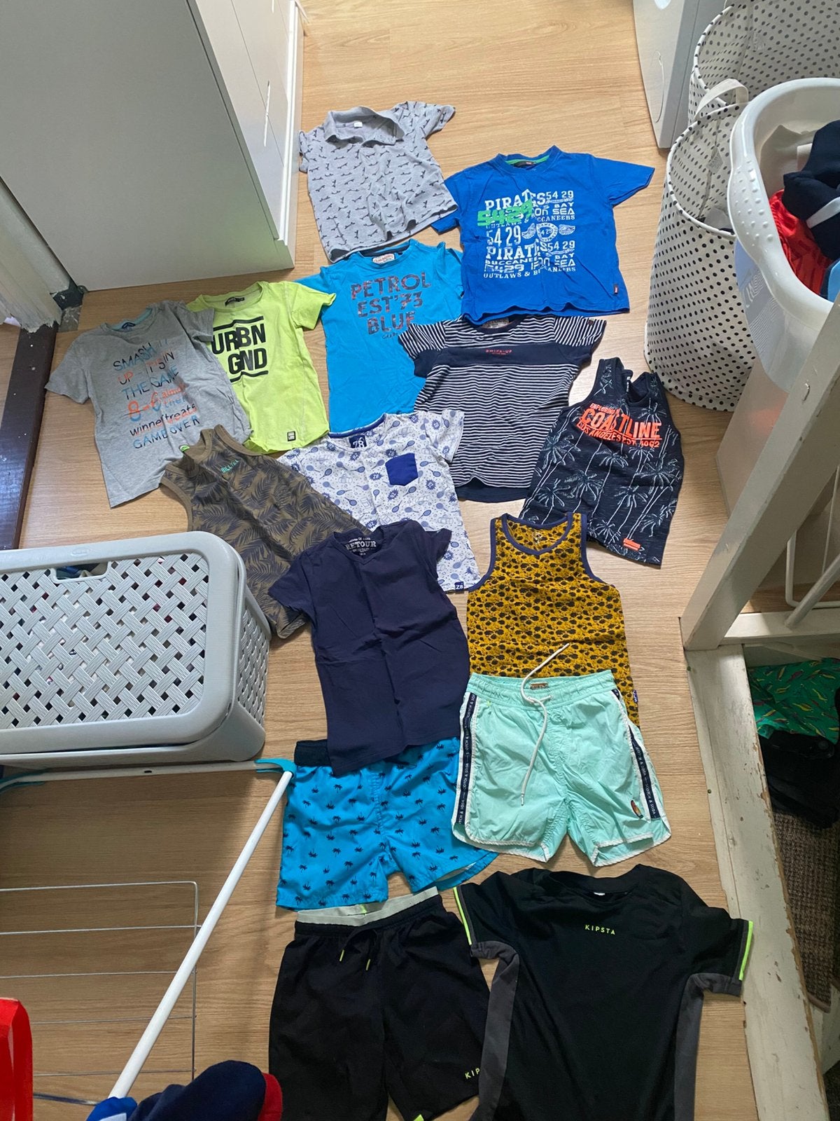 Kledingpakket zomer kleding 122/128 14 stuks, Kinderen en Baby's, Kinderkleding | Kinder-kledingpakketten, Ophalen of Verzenden