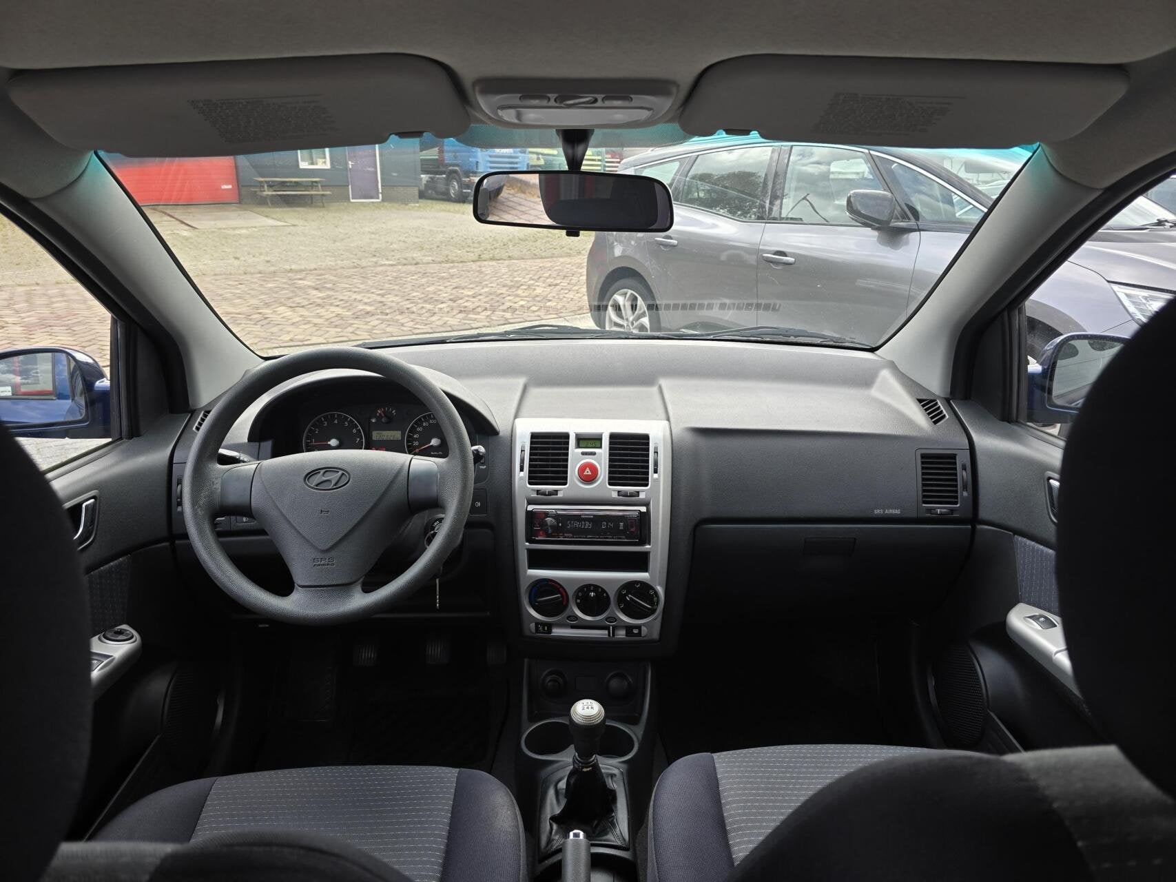 Hyundai Getz 1.4i Active Cool Airco/Trekhaak/Bluetooth, Voorwielaandrijving, 4 cilinders, Blauw, Elektrische ramen