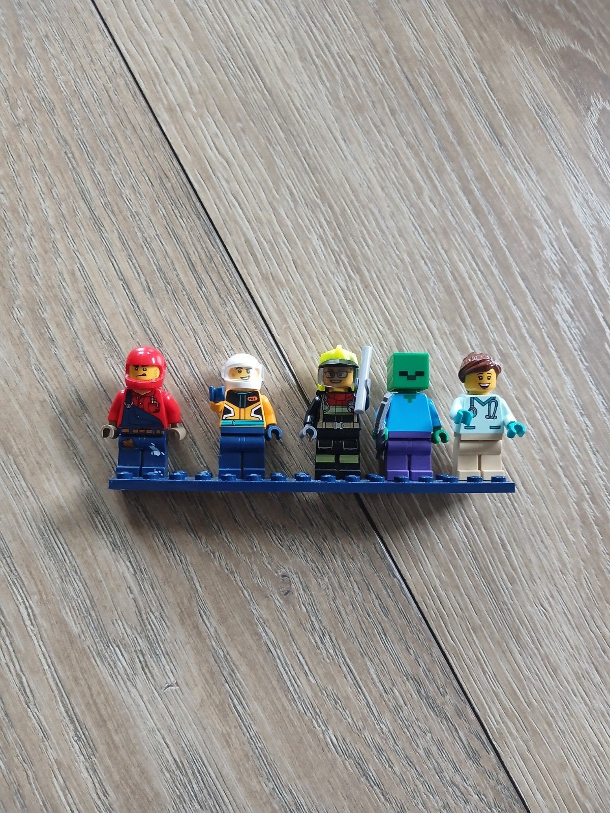 Lego Minifiguren set: 5 diverse figuren, Inclusief minifiguren, Gebruikt, Overige thema's, Lego