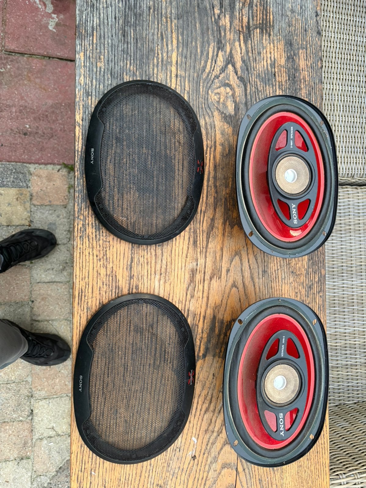 Sony Xplod XS-F6922 Autospeakers, Ophalen