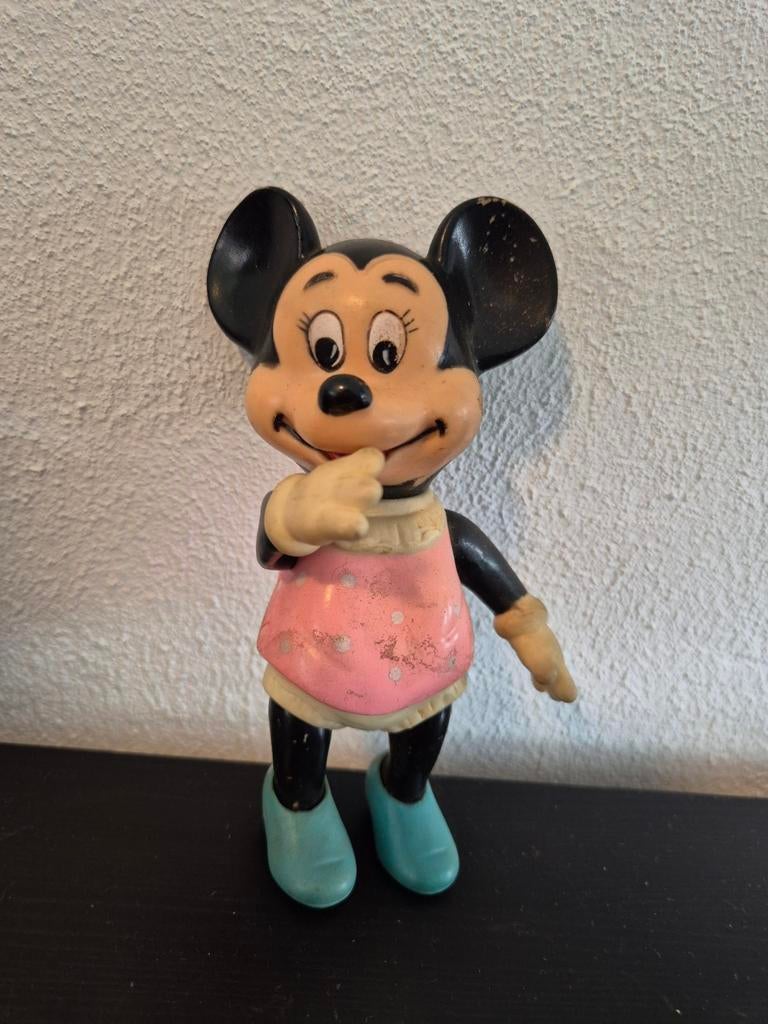 Vintage Minnie Mouse Figuur - Disney Collectible, Ophalen of Verzenden, Gebruikt, Jongen of Meisje