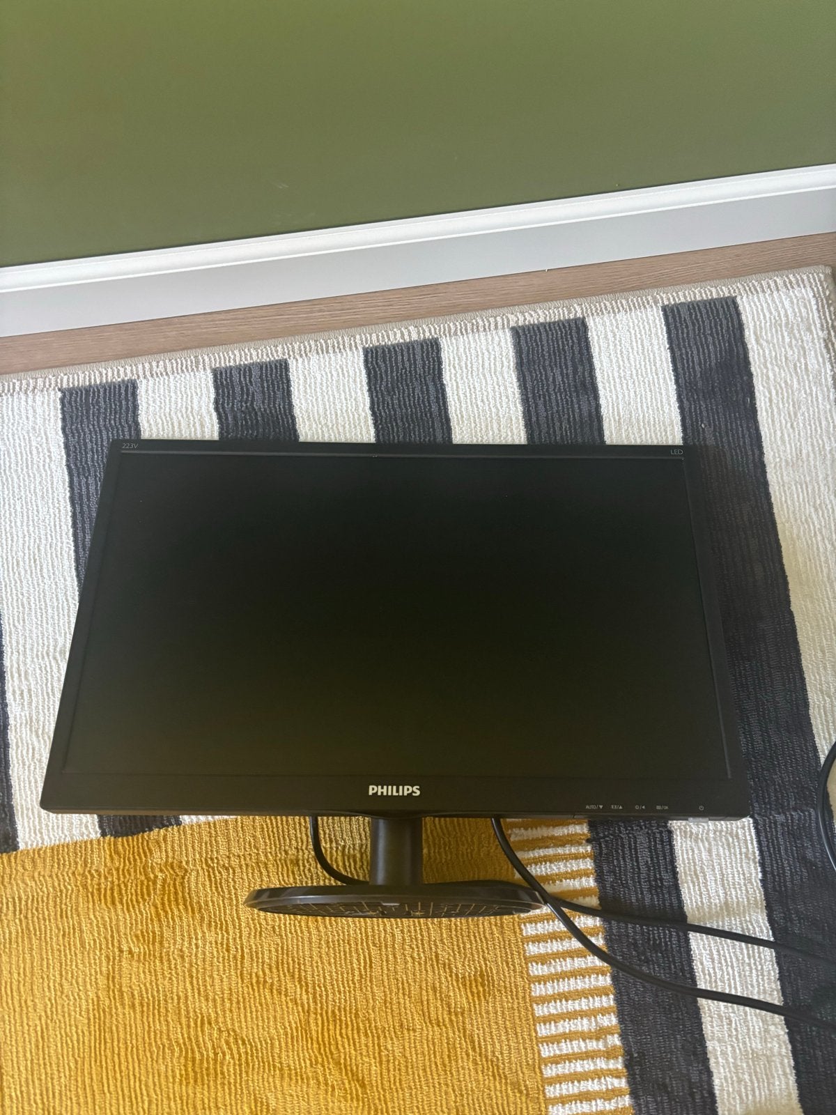 Beeldscherm Philips 223V5LHSB2/00 monitor 22 inch, Computers en Software, Monitoren, Ophalen, IPS, Full HD, Zo goed als nieuw