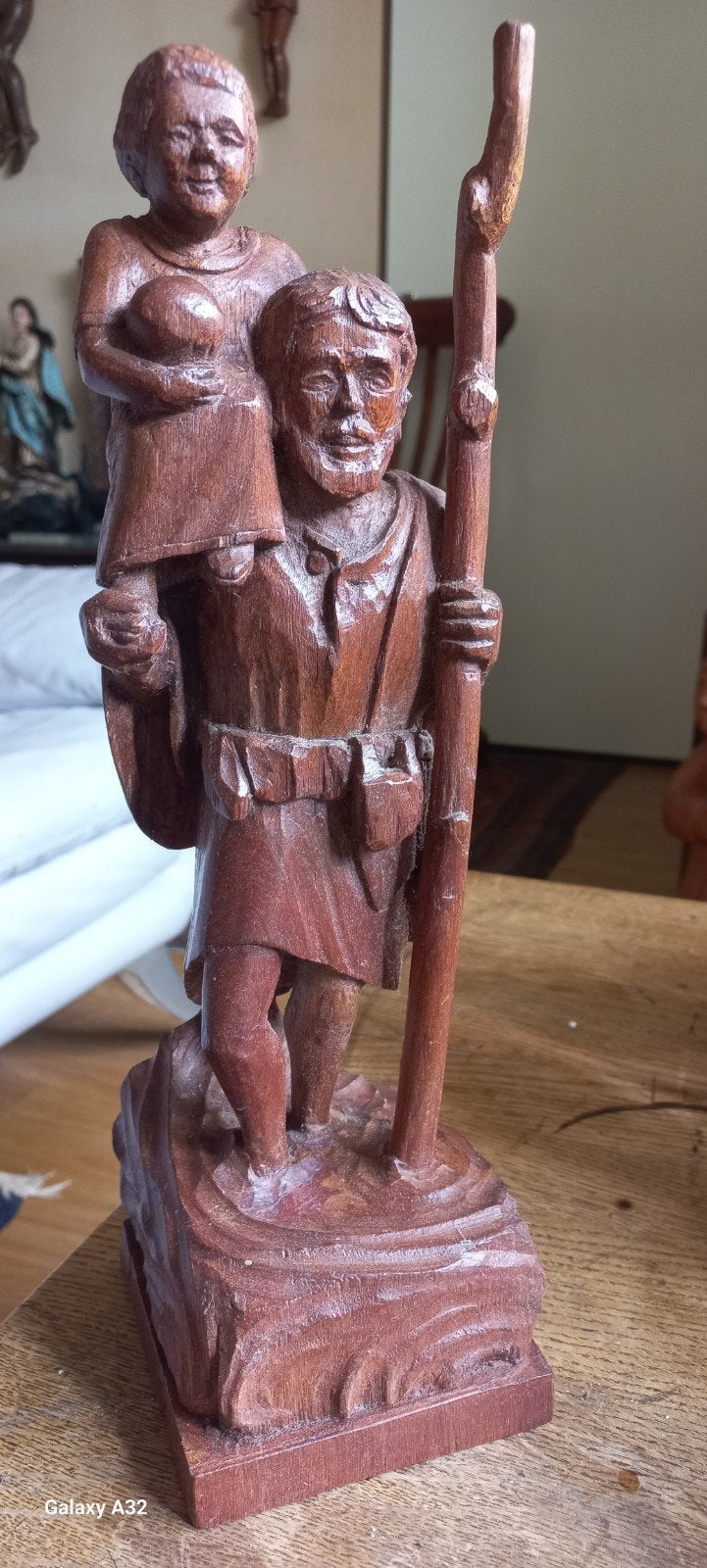 Sint Christoffel - Volkskunst, Ophalen of Verzenden