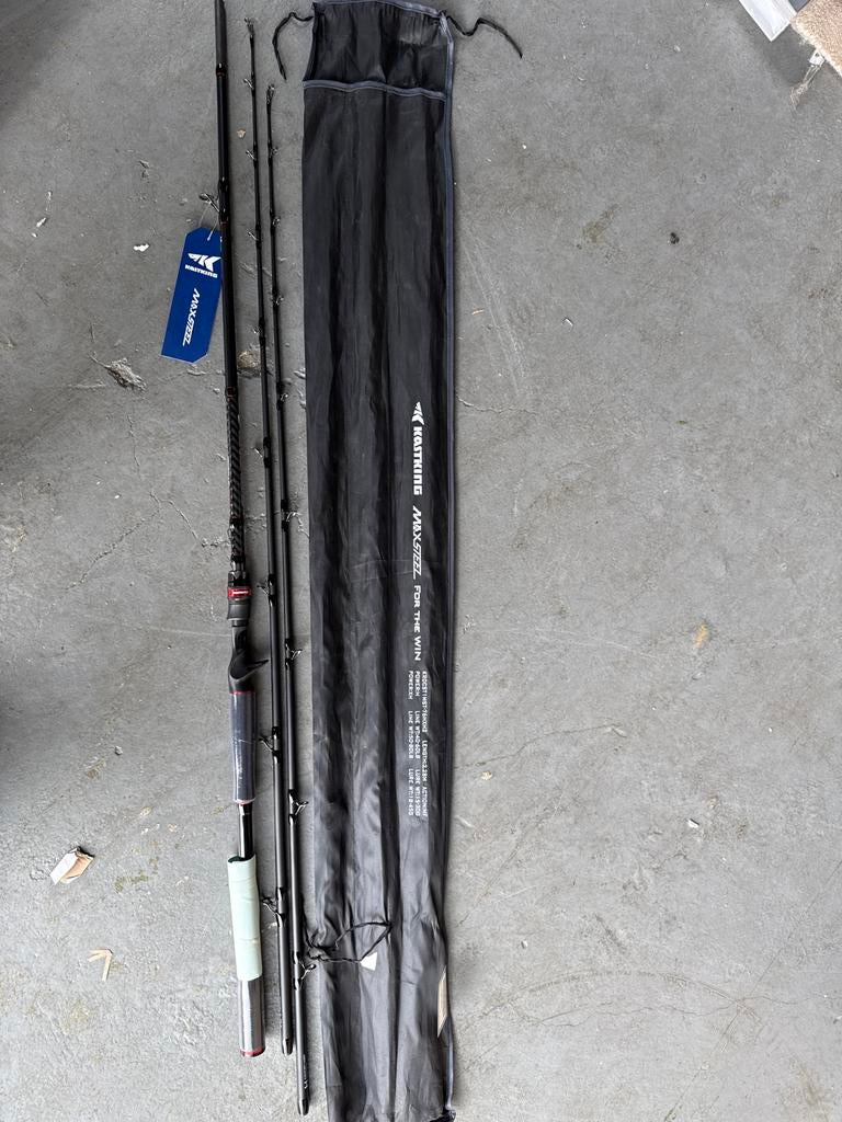 Maxsteel vishengel ongebruikt 2.28m - Nieuwstaat, Adres, Werphengel, Nieuw, Ophalen of Verzenden