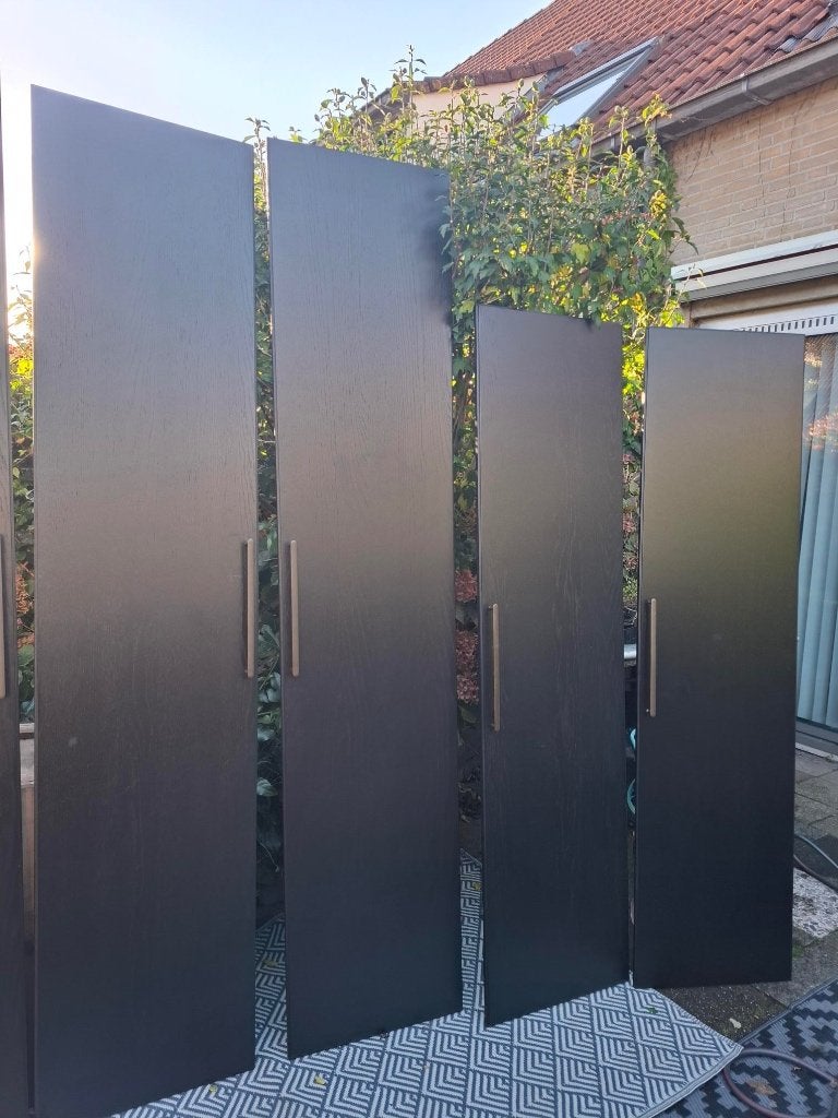 Bruin/zwarte IKEA PAX deuren, Ophalen, Gebruikt, 200 cm of meer, 50 tot 100 cm