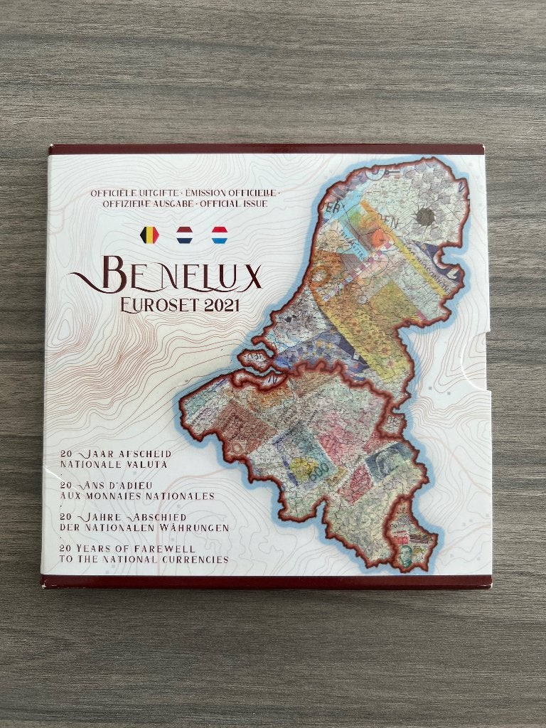 Benelux setje 2021, Postzegels en Munten, Ophalen of Verzenden, Overige landen, Overige waardes, Setje
