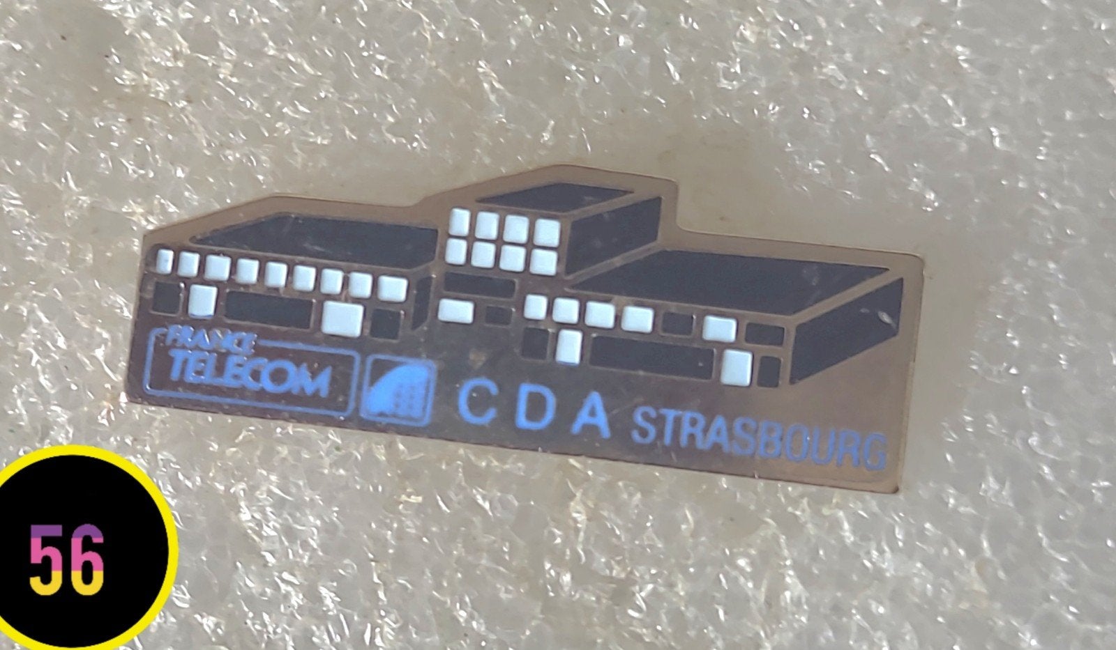 Vintage France Telecom CDA Strasbourg Pin, Verzenden