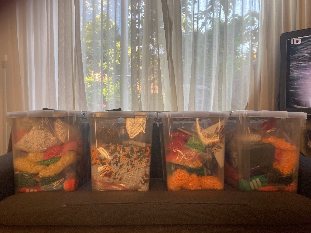 Chinese lego, Ophalen, Zo goed als nieuw, Inclusief instructies