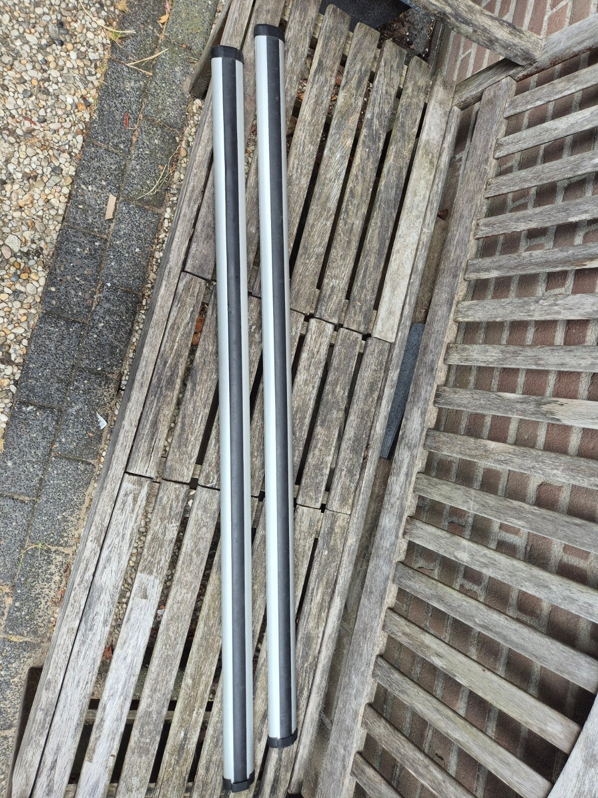 Thule probar stangen dakdragers 127 cm, Ophalen of Verzenden, Gebruikt