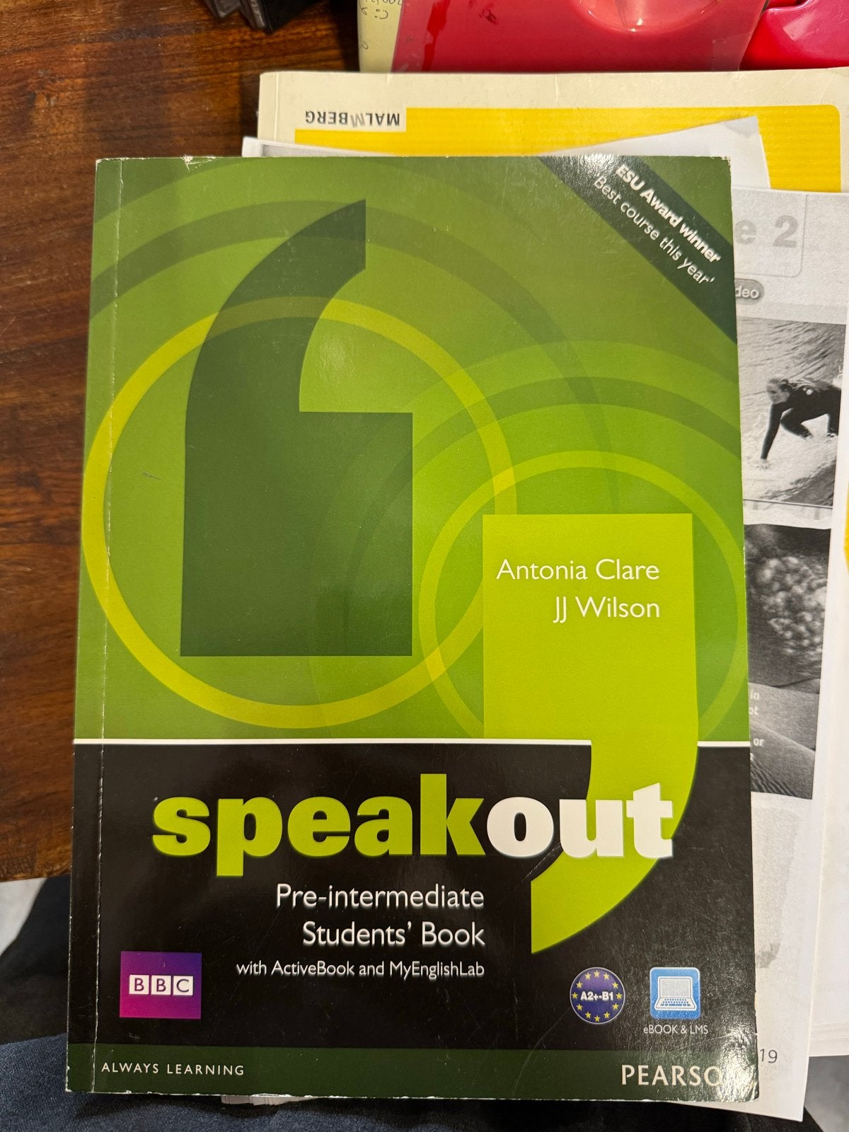 Speakout Pre-intermediate Students' Book (Antonia Clare), Ophalen of Verzenden, Zo goed als nieuw, Non-fictie