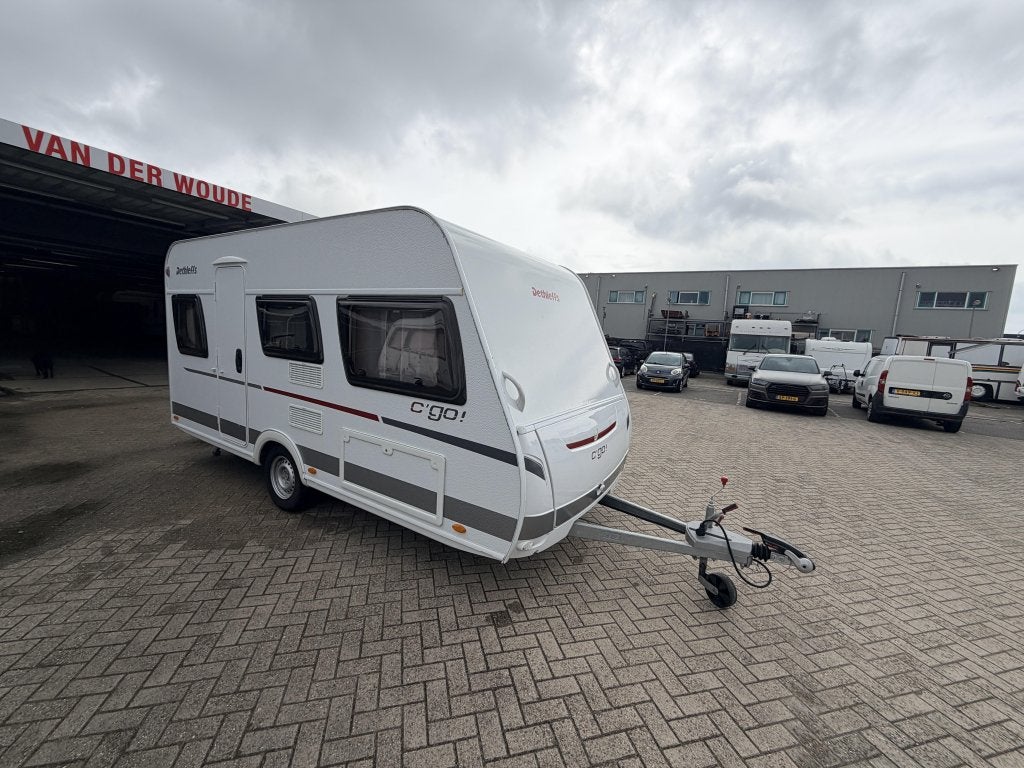 Dethleffs C'Go 415 QL Lichtgewicht, Bj2017, Standaardzit, Tot en met 4, 1000 - 1250 kg, Dwarsbed
