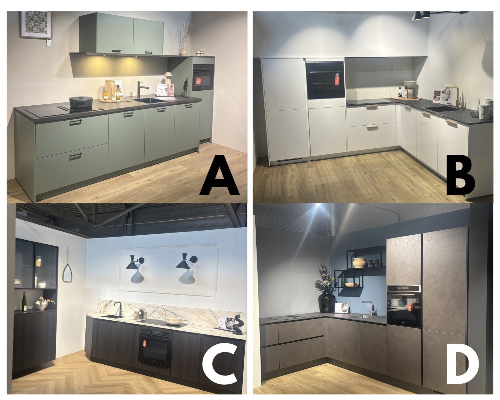 SHOWROOM KEUKENS diverse modellen, Ophalen, Nieuw, Kunststof, Overige typen