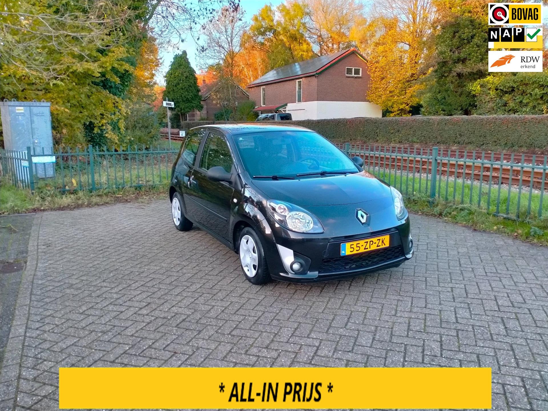 Renault Twingo 1.2 Dynamique airco ALLINPRIJS, Voorwielaandrijving, Gebruikt, 4 cilinders, 4 stoelen