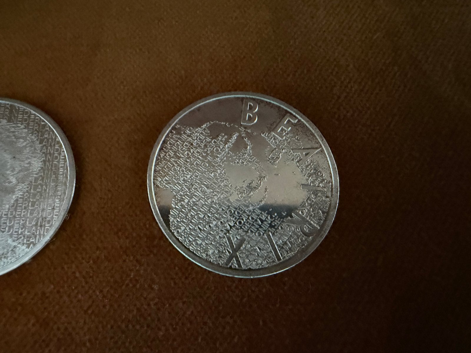 2 Herdenkingsmunten Koningin Beatrix, Koningin Beatrix, Zilver, Losse munt, Overige waardes