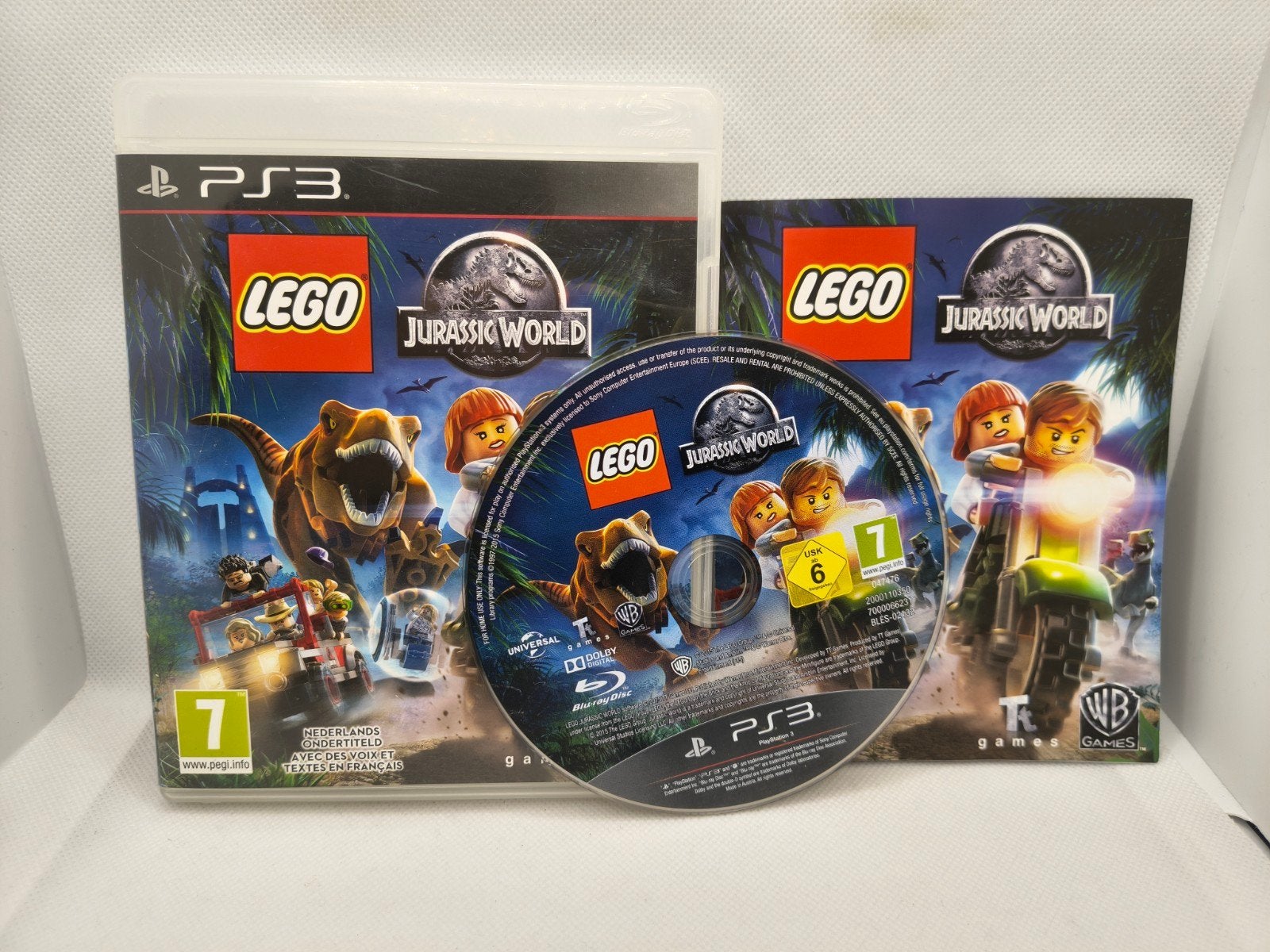 Lego Jurassic World playstation 3 game, Avontuur en Actie, Ophalen of Verzenden, Zo goed als nieuw, 3 spelers of meer
