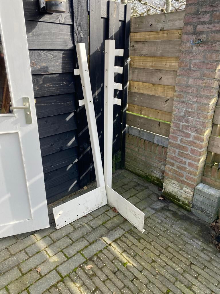 Zonnescherm steun - Set van 2, Tuin en Terras, Zonneschermen, Ophalen, Gebruikt, Overige typen