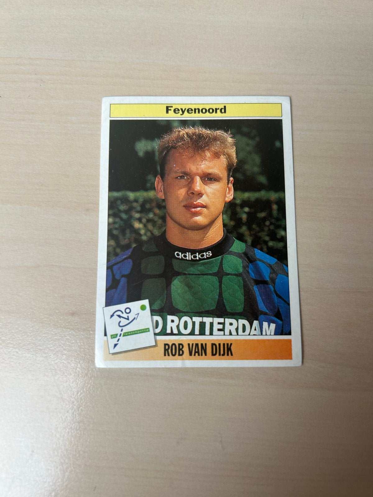Panini Voetbal 95 Rob van Dijk Feyenoord, Verzamelen, Ophalen of Verzenden, Zo goed als nieuw, Feyenoord, Poster, Plaatje of Sticker