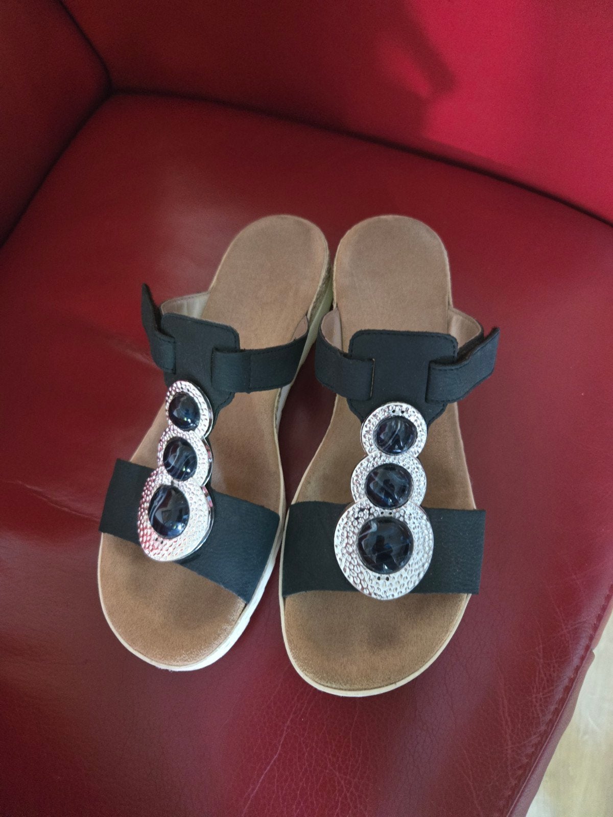 Rieker slippers Blauw, Slippers, Zo goed als nieuw, Rieker, Verzenden