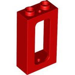 Lego Red Window 1 x 2 x 3 Train, Ophalen of Verzenden, Gebruikt, Losse stenen, Lego