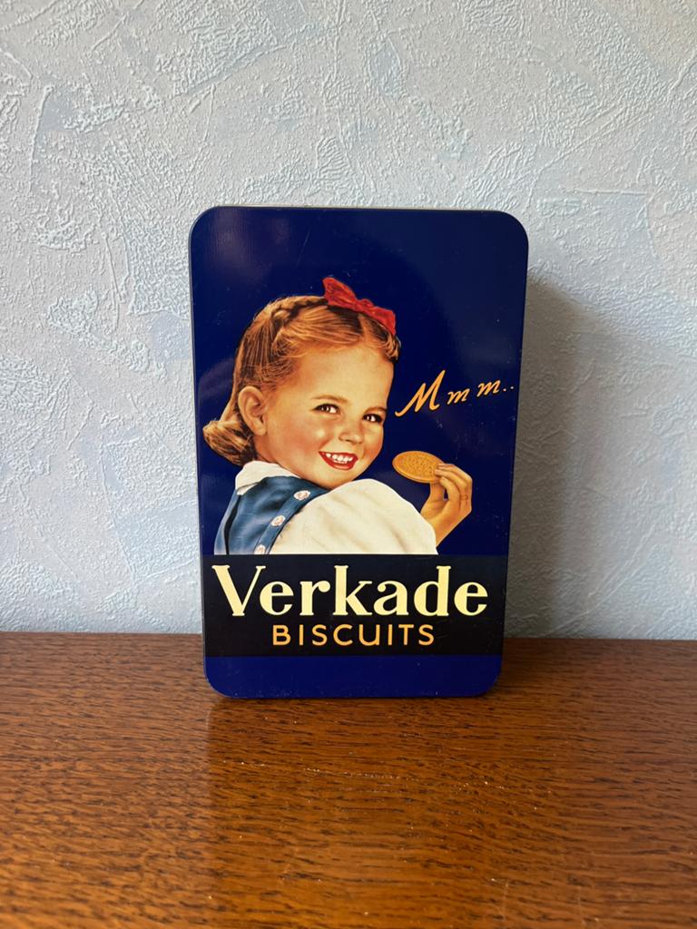 Verkade Biscuits koekblik, Ophalen of Verzenden, Gebruikt, Koek(jes), Verkade