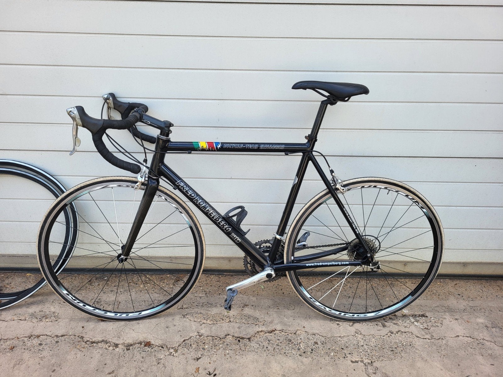 Racefiets Fred Rompelberg maat 59cm Ultegra 3x9 met carbon, Fietsen en Brommers, Fietsen | Racefietsen, Gebruikt, 26 inch, Aluminium