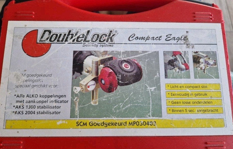DoubleLock Disselslot SCM goedgekeurd AKS 1300/2004, Ophalen of Verzenden, Gebruikt